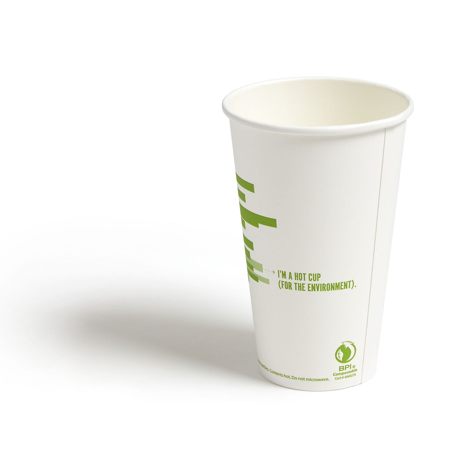  PacknWood 210GCDW16N Double Wall Black Compostable Paper Cup,  disposable paper cup, coffee cups, disposable tea cups, dixie cups, paper  coffee cups, disposable cups - 16oz D:3.5in H:5.4in - 500 pcs 