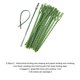 thumbnail image 3 of Cateissary Bridas para cables de jardín de 50 piezas: superficie múltiple para unir plantas de manera rápida y fácil Cinturón de soporte de Jardín y Patio verde 11cm, 3 of 6