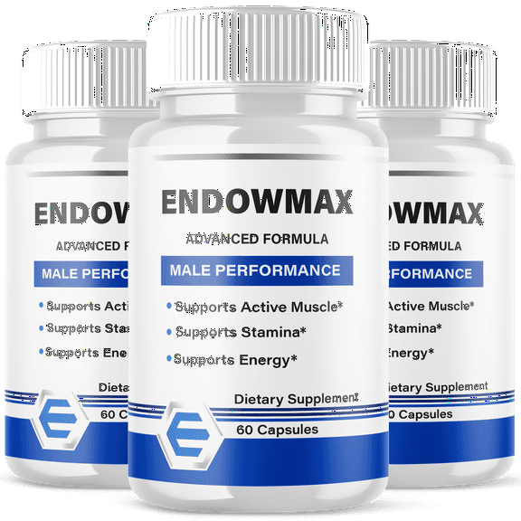 Endowmax Advanced Formula Pills All Natural Vitamin Supplement Endow Max 180 Capsules