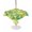 Blue, variant on Outdoor Tablecloth with Umbrella Hole for Patio/Picnic/Party/Camping, Watercolor Lemon Filling Waterproof Table Cloth Rectangle Table Cover Washable, Summer Botanical Leaves Yellow Green (60"x 120")