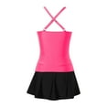 thumbnail image 6 of Women's Tankini Swimsuits with Skirt - 2 Piece Full Coverage Swimwear - Push Up Padded Bra - Nylon/Spandex - S-XXL - Beach/Athletic, 6 of 6