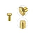 thumbnail image 4 of Unique Bargains Brass Hex Bolts, M5x10mm 10 Pack Fully Thread Grade 4.8 Machine Screws, 4 of 4