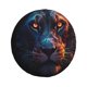 thumbnail image 1 of Balery Forest Cool Lion Cubiertas para Neumáticos - Protector Resistente para Neumáticos de Camioneta, SUV, Remolque, Camper y RV-14 inch, 1 of 6
