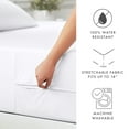 thumbnail image 4 of Noble Linens Microfiber Bed Bug and Spill Proof Zippered Mattress Protector, Twin XL, 4 of 9