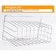 thumbnail image 3 of Escurridor de esponja Matsuzay de cocina cesta colgante de pared Acero inoxidable, 3 of 6