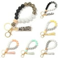 Grandest Birch Bracelet Keyring Decorative Stretchy Beaded Portable
