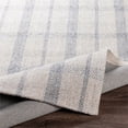 thumbnail image 4 of Surya Tartan TAR-2302 60x90" Rectangle Cottage Wool Rug in Light Gray/Oatmeal, 4 of 7