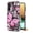 Pink Butterfly, variant on For Samsung Galaxy S24 FE /Fan Edition Hybrid Trendy Image Patterns Design Transparent Hard Back Shockproof TPU Rubber Phone Case Cover by Xpression - Purple Butterfly