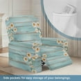 thumbnail image 3 of Yuyamidu Daisy Reclining Chair Covers 4 Pieces Soft Recliner Sofa Slipcovers with Pocket Non Slip Lazyboy Covers Couch Chair Cover for Living Room Novelty Home Decor, 3 of 8