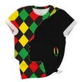 thumbnail image 4 of Black History Graphic Tees for Women Plus Size Short Sleeve African American T-Shirt Summer Casual Tops Multicolor, XL, 4 of 5