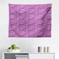 thumbnail image 1 of Purple Paisley Tapestry, Inspired Illustration with Floral Leafy, Fabric Wall Hanging Decor for Bedroom Living Room Dorm, 2 Sizes, Pale Purple Dark Purple, by Ambesonne, 1 of 1