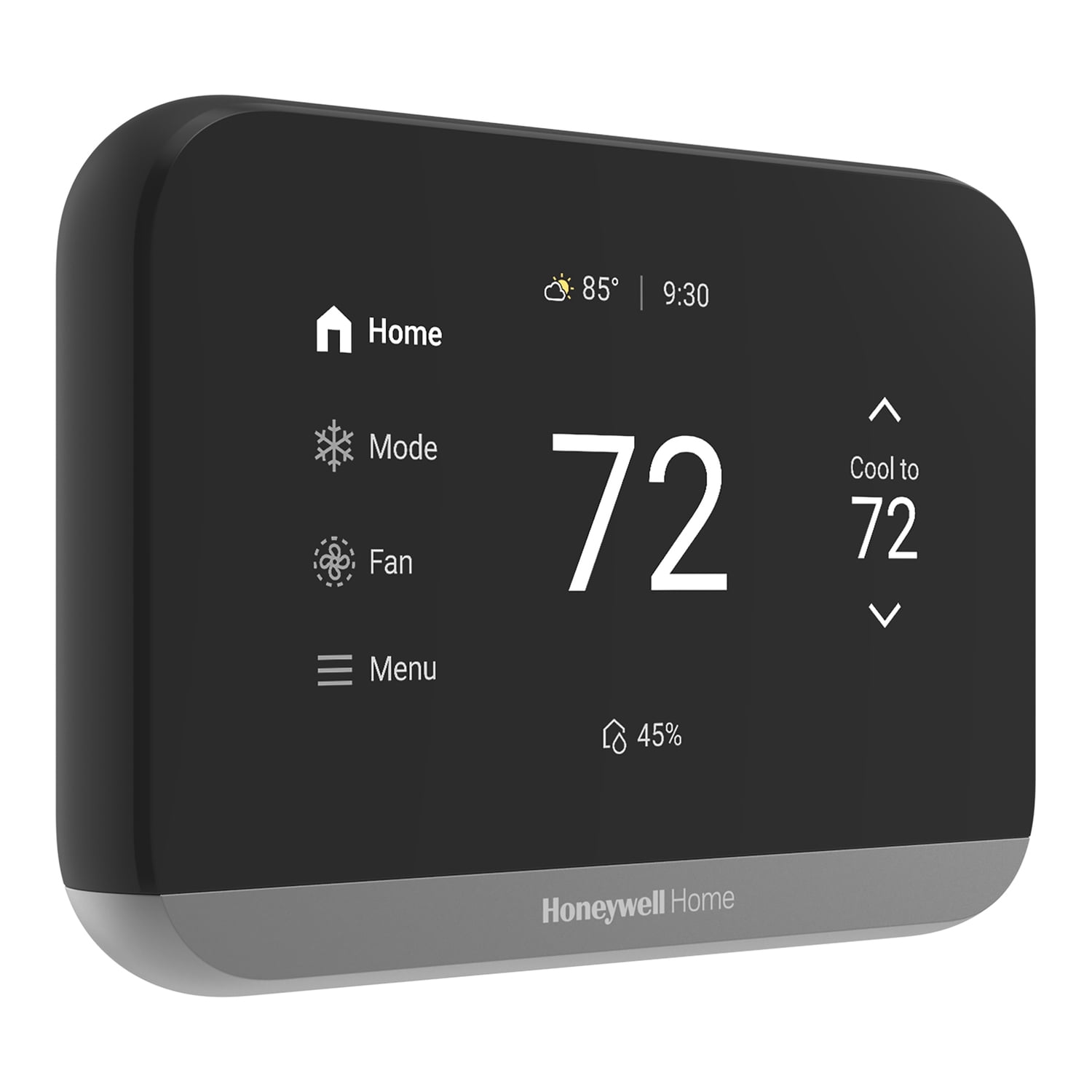 Honeywell Home X7S Smart Thermostat with Advanced Occupancy Sensing, Humidity Monitoring, and Customizable Touchscreen Display, Black