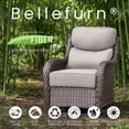 thumbnail image 3 of Bellefurn Outdoor Seat Cushions 22 X 24 X 6 inch for Patio Furniture,Outdoor Chair Cushions Outdoor Deep Seat Cushion with Water Resistant & Removable Cover Patio Cushions for Wicker Chair,Sofa,Couch, 3 of 12