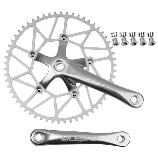 MYG Litepro Ultraléger Creux 130BCD 50-58t Pédalier Plateau Bicyclette 170mm Manivelle