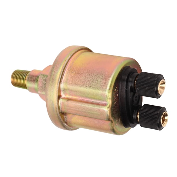 Sensor De Presión De Aceite 1/8NPT, Doble Cabezal, Resistente, Preciso, Mate, 0-10 Bar, Generador Diésel, Sensor De Presión De Aceite, aleación De Aluminio Para Fábrica