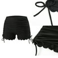 thumbnail image 2 of SIEYIO Women Drawstring Swim Shorts Bathing Suit Bottoms Quick Drying Swimsuit Bottoms, 2 of 10
