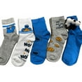 thumbnail image 3 of Sesame Street Character Cookie Monster Women's 5 Pack Quarter Crew Socks, 3 of 3