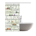 thumbnail image 2 of MKHERT Funny Kids With Railway Shower Curtain Waterproof Bath Curtain Decor 66x72 inch, 2 of 2