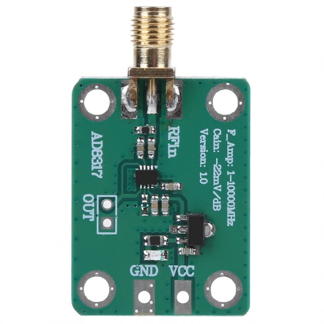 Medidor de potencia del detector logarítmico, detector logarítmico AD8317 Detector logarítmico de RF Detector de registro de RF Rendimiento de alta gama VoborMX herramienta