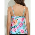 thumbnail image 4 of Sociala Womens Tankini Swimsuits Tops Tummy Control Padded Swim Top Flowy Bathing Suits Tops, 4 of 4