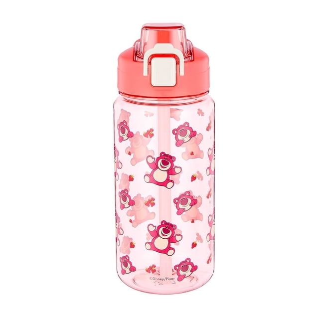 Botella Disney Toy Story de Plástico con Popote para Bebidas Frías de 480 ml.