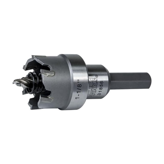 Cortador de agujeros Klein Tools 31856 de carburo pesado de 28 mm