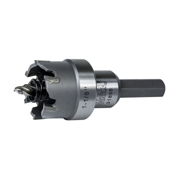 Cortador de agujeros Klein Tools 31856 de carburo pesado de 28 mm