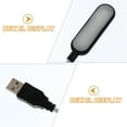 thumbnail image 3 of MasteelfCA 2PCS USB Laptop Reading Lamp Mini Flexible Metal Tubing 30.50X1.50X0.75cm, 3 of 7