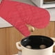 thumbnail image 5 of Juego de 4 Manoplas y Agarraderas para Horno | Guantes Resistentes Al Calor Hasta 260 °C | Agarre Antideslizante de Gel de Sílice | Guantes de Cocina Largos y Protectores con Presillas | Seguridad pa, 5 of 5