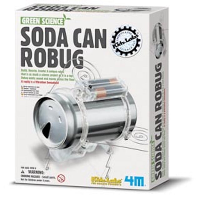 Robot Toy, lata de refresco robusta de 4 m con instrucciones para niños mayores de 8 años