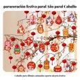 thumbnail image 5 of Abbraccia Colgante carácter Fu para eventos estacionales, Año del Caballo 2026, decoración Año Nuevo Chino, accesorio para macetas, 5 of 5