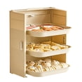 thumbnail image 2 of <p>Kitchen Preparation Plate, Collapsible Superimposed Vegetable Trays  For Apartment</p>, 2 of 7
