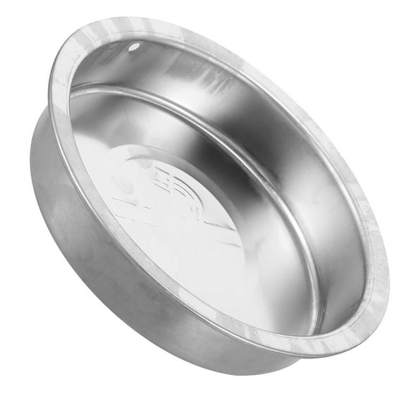 Masteelf Stainless Steel Ashtray for Trash Can with Construction Silver Color Fits Waste Bin .5