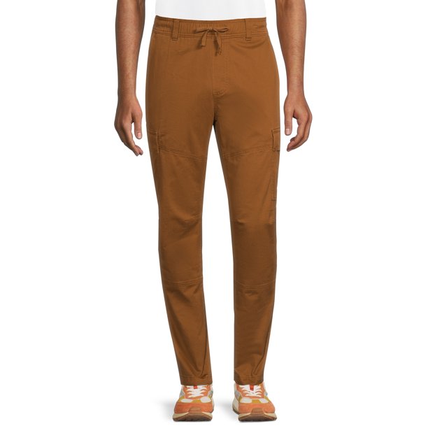 No Boundaries Men's and Big Men's Cargo Pants, Sizes up to 5XL