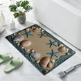 thumbnail image 6 of Tuvgenk Water Absorbing Bathroom Rugs Coastal Bathroom Mats Beachy Nonslip Quick Dry 16 X 24 in, 6 of 6