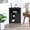 Black / MDF-2, variant on FunMay Black Wood Storage Sideboard Cabinet, Bathroom Floor Corner Accent Buffet