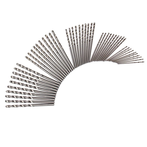 50x HSS Titanium Drill Aluminum Drills Tool