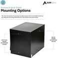 thumbnail image 4 of AdirOffice Digital Safe with Drop Slot Dual Lock Safety Box with Key, Black, 4 of 9