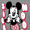 thumbnail image 3 of Disney - Mickey & Friends - Silly Mood - Mickey Sticking His Tongue Out - Toddler And Youth Girls Raglan Graphic T-Shirt, 3 of 5