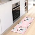 thumbnail image 6 of Bath Mat Soft Plush Non-Slip Absorbent Bathroom Rugs 39"x20" Bulldog Dog Face and Heart, 6 of 8