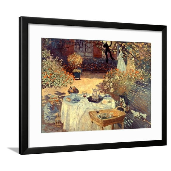 Monet: Luncheon, C1873, Framed Art Print Wall Art by Claude Monet