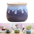 thumbnail image 2 of CAROOTU Mini Cute Ceramic Flower Pots Planting Pot Cactu Faux Plants Containers for, 2 of 6