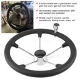 thumbnail image 4 of Boat Steering Wheel, Great Material Long Service Life Practical Easy To Operate Beautiful  For Home, 4 of 8