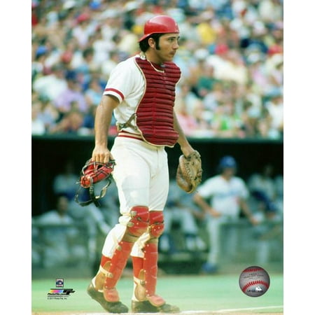 Johnny Bench Memorabilia - Johnny Bench 1973 Action Photo Print