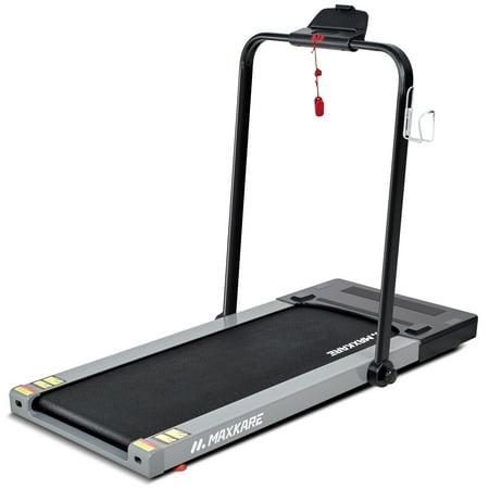 MaxKare Under Desk Treadmill Folding Treadmill Electric 2-in-1 Treadmill for Home and Office Walking Running Machine with Remote Control Max. Capacity 220 Lbs.