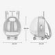 thumbnail image 5 of Maleta con ruedas para mascotas, varilla de tracción telescópica, cremalleras dobles, mochilas ventiladas para gatos, bolsa de transporte para gatos y Violeta Claro Fernando Caja de la carretilla, 5 of 8
