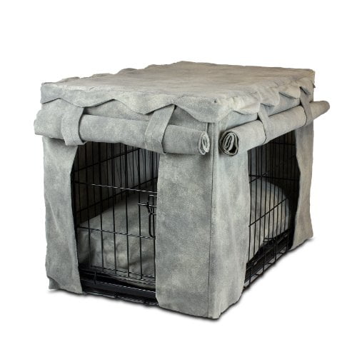 Snoozer Cabana Pet Crate Cover with Pillow Dog Bed, Large, Chaparral
