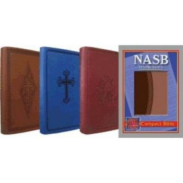 Compact BibleNASBGreek Cross (Hardcover)