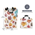 thumbnail image 2 of Yayeee Freestanding Laundry Hamper with Handle Collapsible Large Storage Basket for Clothes, Gray Autumn Leaves, 2 of 7