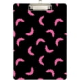 thumbnail image 1 of FMSHPON Halloween Pink Cute Bat Clipboard Hardboard Wood Nursing Clip Board and Pull for Standard A4 Letter 13x9 inches, 1 of 5